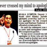 khairy should learn from the pope