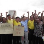 protest against the peaceful assembly bill